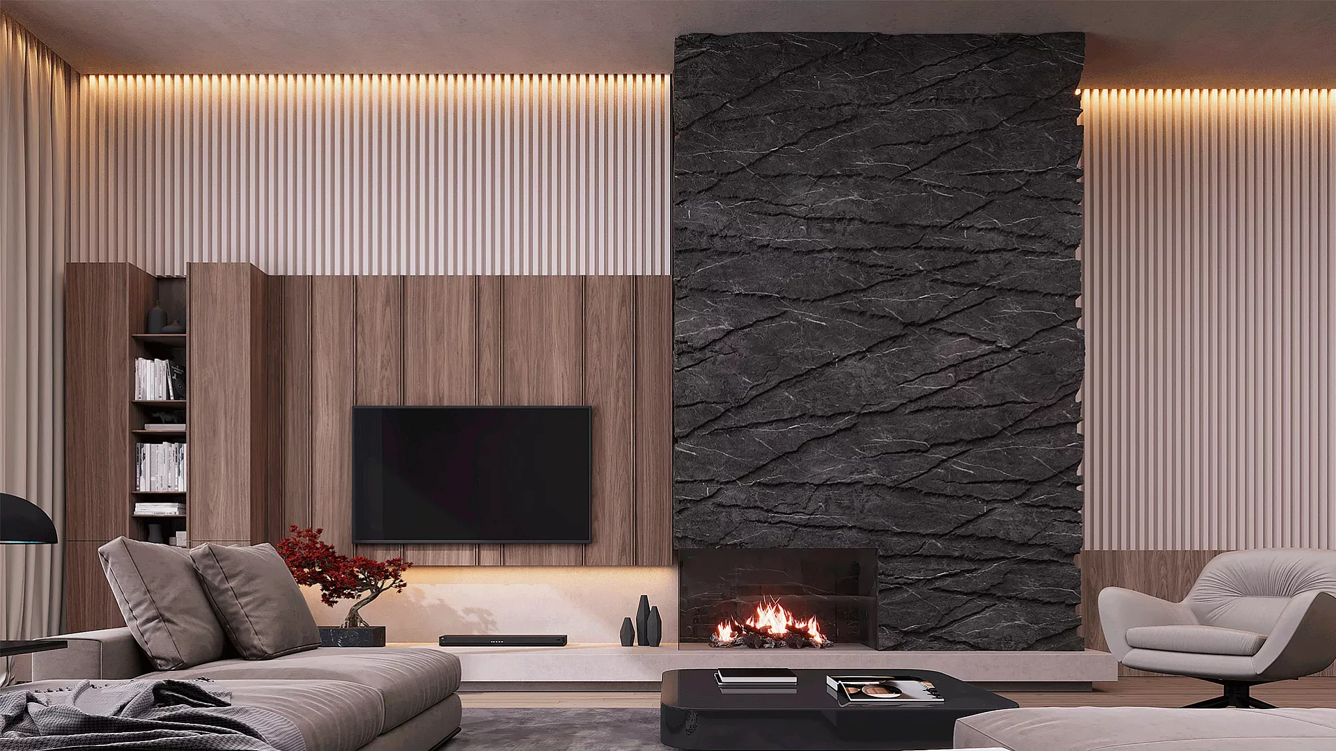 Гипсовое 3Д панно FRAMEWORK от Артполе