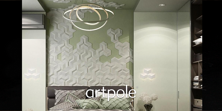 Панели Elementary Mercury из гипса от от Artpole Панели Elementary Mercury из гипса от от Artpole
